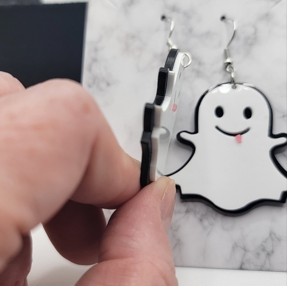 New Ghost Earrings - Picture 3 of 4
